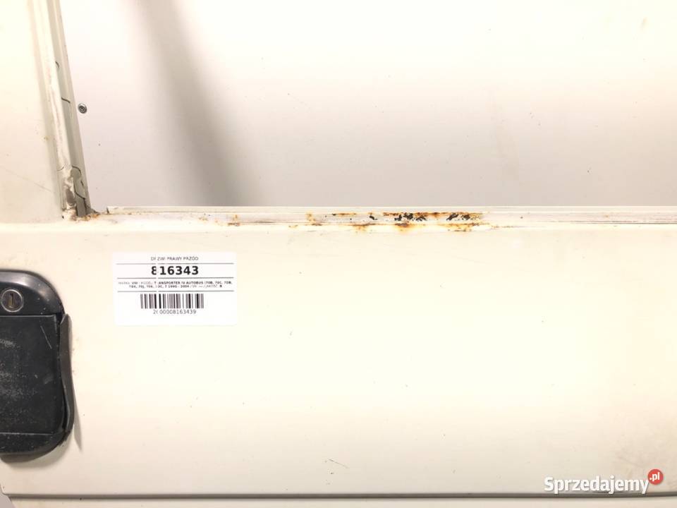 DRZWI PRAWY PRZÓD VW TRANSPORTER T4 Bus 9004