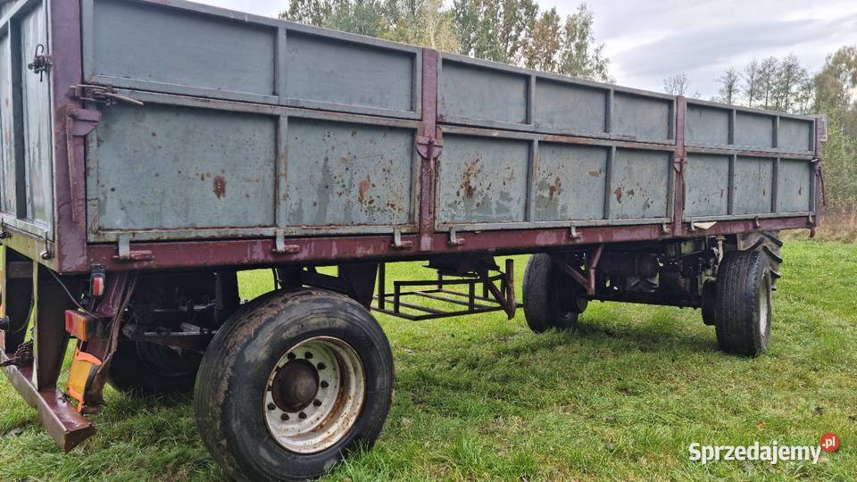 Przyczepa Autosan d616 P4 d83 sztywna do bel Przyczepy rolnicze Tarnogród