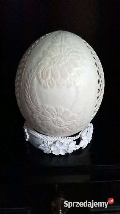 ażurowe grawerowane wydmuszki strusie Lubliniec