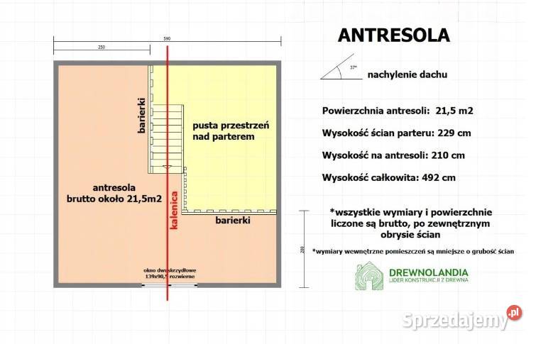 Domek ogrodowy Drewnolandia 590 x 590