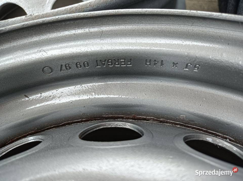 Felgi 14 fiat polonez 4x98 przyczepa wzmocnione Motoryzacja
