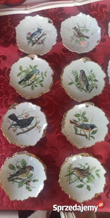 Talerzyk z dziurką Listek irysy kwiatki ptaszki Gdańsk