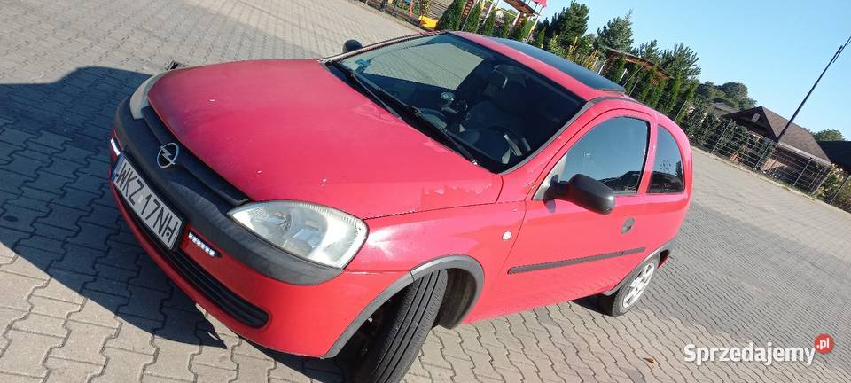 Opel Corsa C 10 BLPG hak 65l LPG100 opłaty ważne mazowieckie