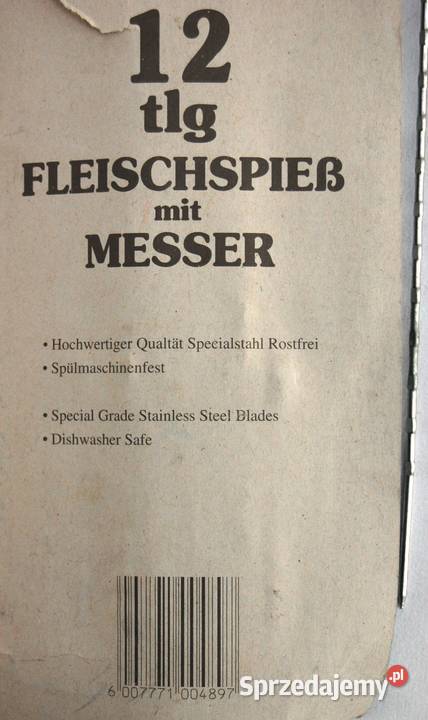 Bergner szpikulce do szaszłyków grilla barbecue