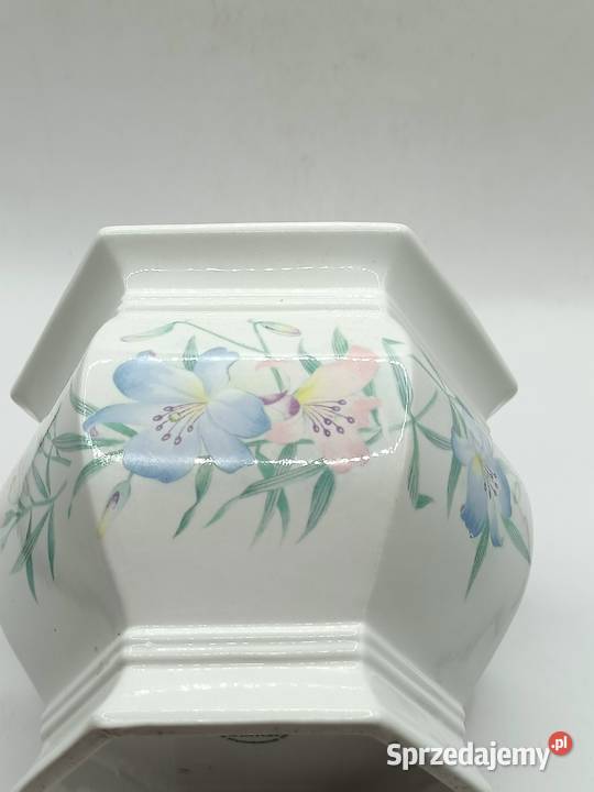 Doniczka osłonka sześciokątna letnie lilie ROYAL Doniczki i osłonki Zamość