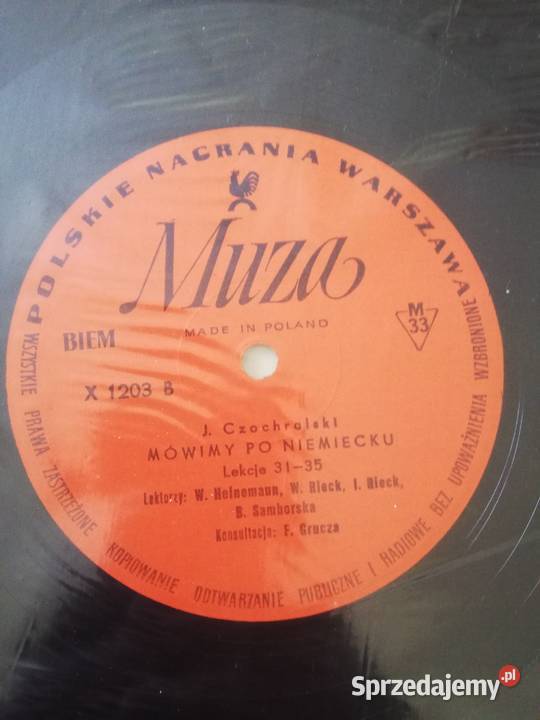 Płyta vinyl nauka języka niemieckiego Łódź