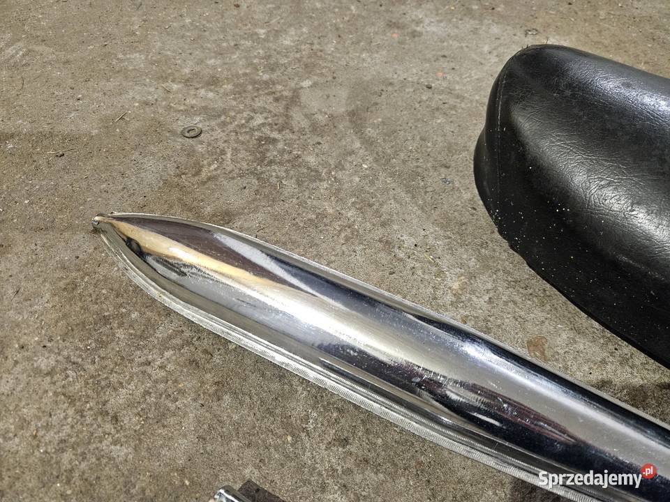 Tłumik wydech kolanko siedzenie Komar Romet Kłodawa