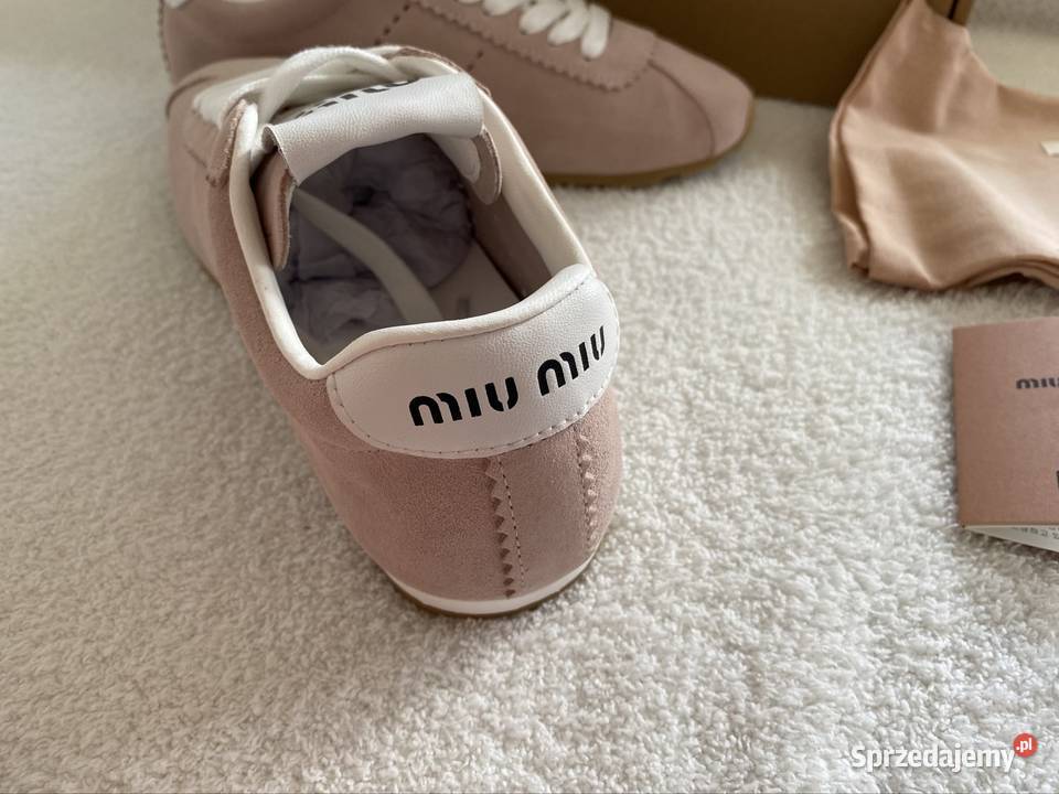 Sneakersy Miu Miu Plume śląskie Gliwice