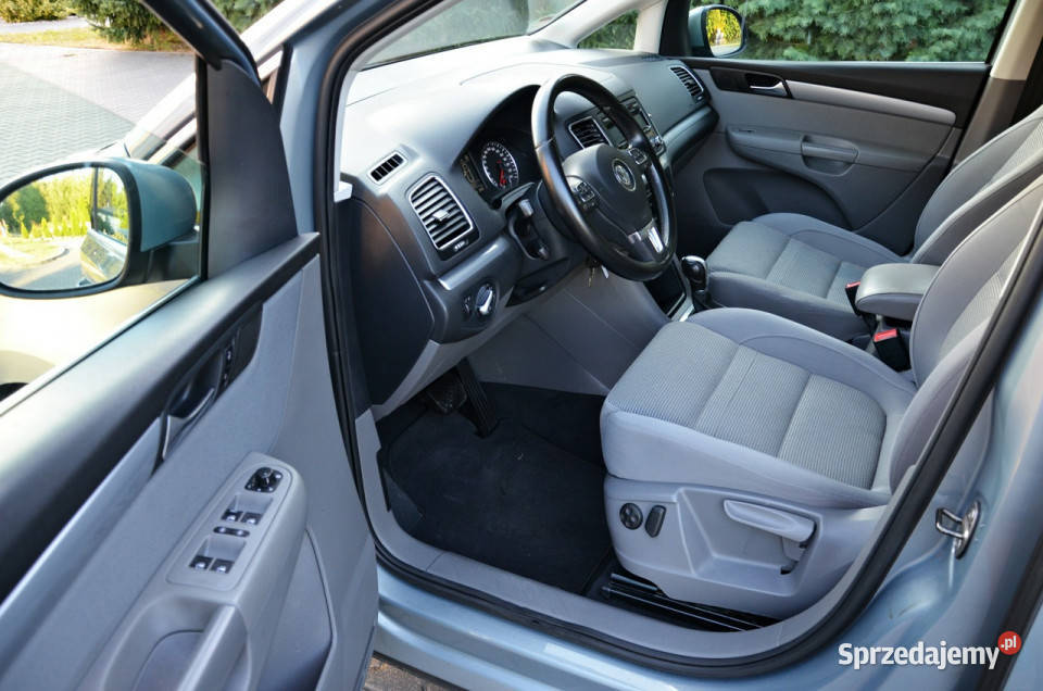 Volkswagen Sharan 20 TDI 140 DSG Super Stan Auto nieuszkodzony Sharan Ostrów Mazowiecka