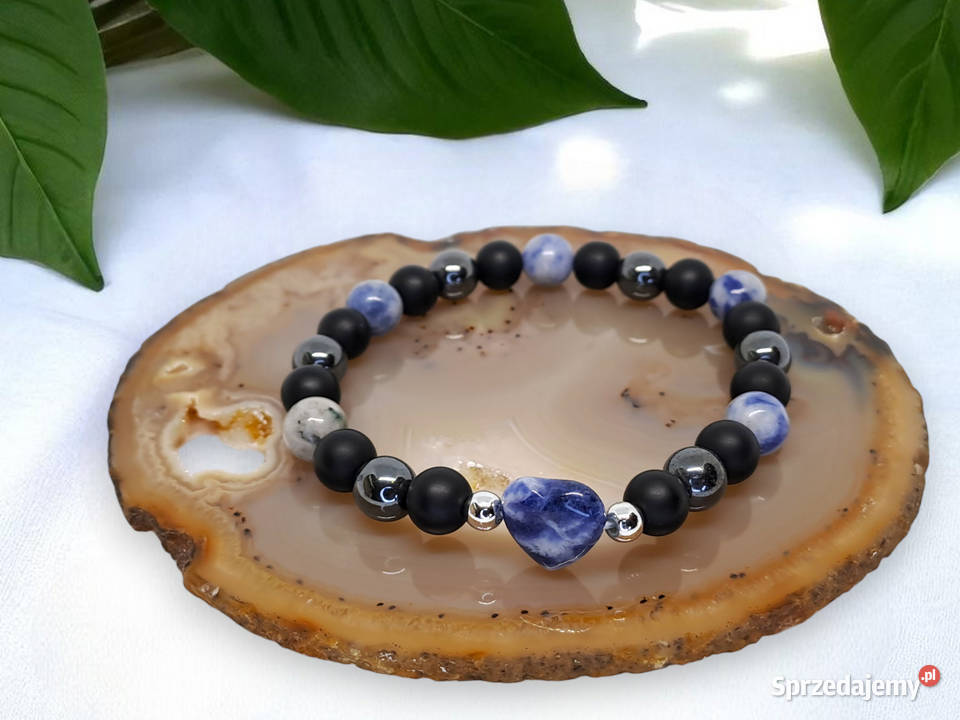 Bransoletka z sodalitu SODALIT serce kulka 492 Warszawa