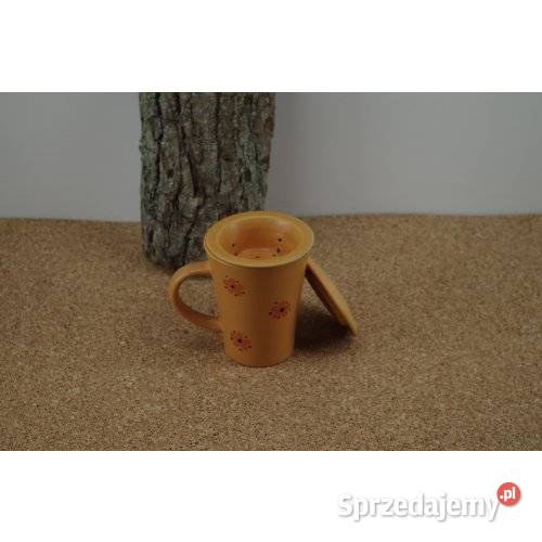 Kubek z zaparzaczem do herbaty ceramiczny