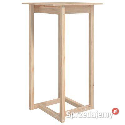 vidaXL Stolik barowy 60x60x110 lite drewno Dom i Ogród Warszawa sprzedam