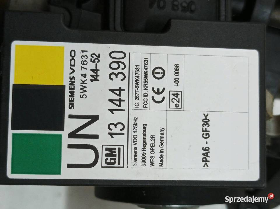 STACYJKA 13144390 Opel Meriva I 20022010 A osobowe