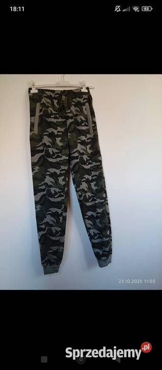 Ocieplane spodnie dresowe moro śląskie Jaworzno sprzedam