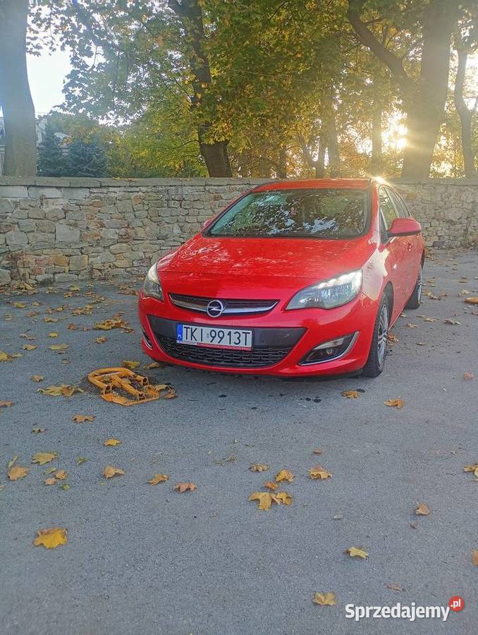 Opel Astra J 14 benzyna turbo świętokrzyskie Piekoszów sprzedam