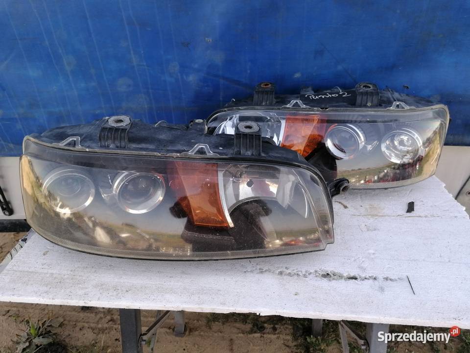 Lampy Przód Komplet Fiat Punto II Pogorzelec