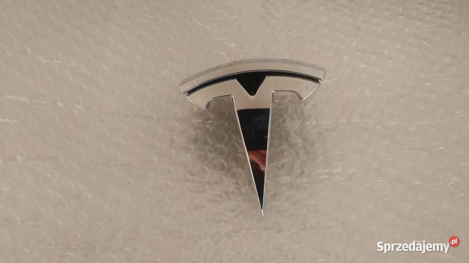EMBLEMAT ZNACZEK GRILLA TESLA MODEL S LIFT OEM osobowe Żukowo