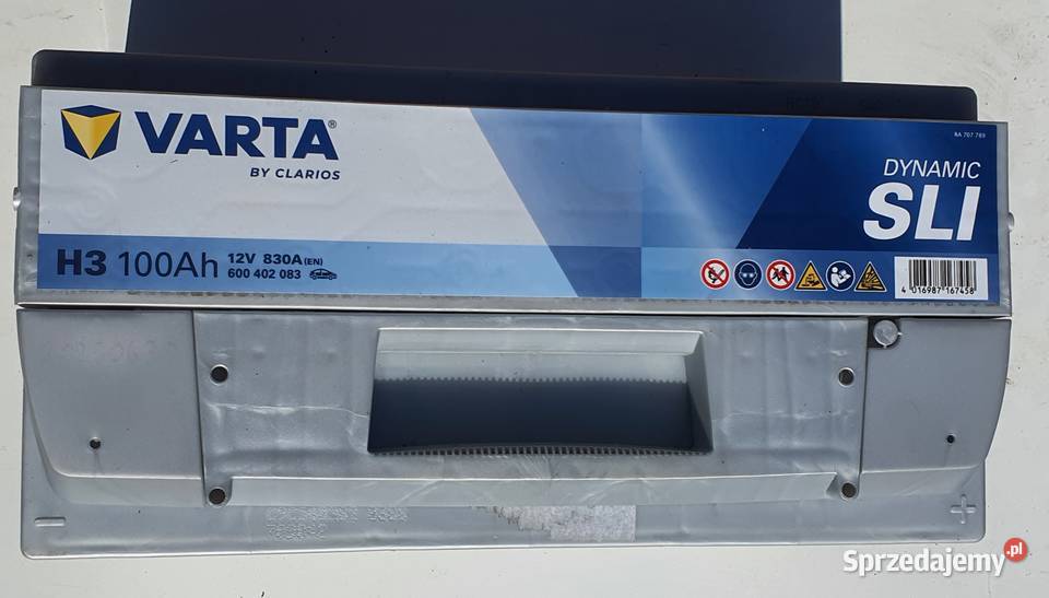 Akumulator Varta 12V 100Ah 830A Gwarancja dolnośląskie Wrocław sprzedam