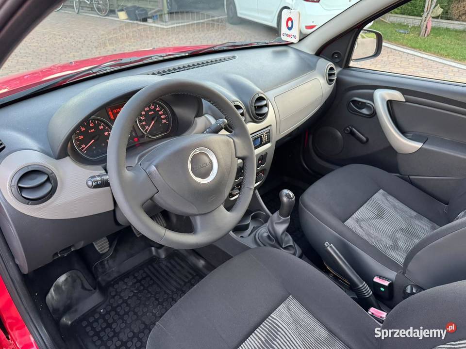 Dacia Sandero I 14 BEZWYPADKOWY BEZ KOROZJI czerwony Szczecin