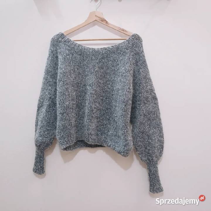 Sweter handmade moher bawełna Inny materiał Piaseczno