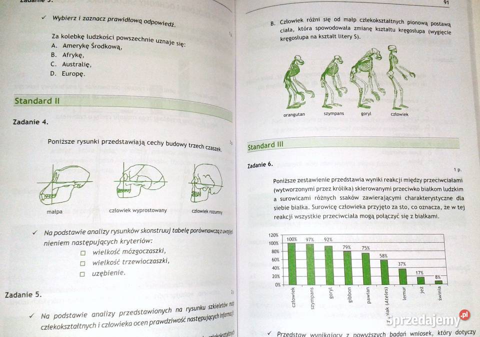 Biologia Zbiór zadań maturalnych Podstawowy M Rok wydania 2004 sprzedam