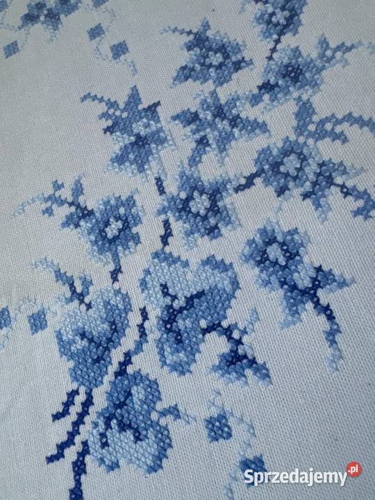 obrus ręcznie haftowany rękodzieło Zabrze