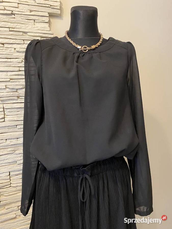 czarna przezroczyta bluzka only czarny Częstochowa