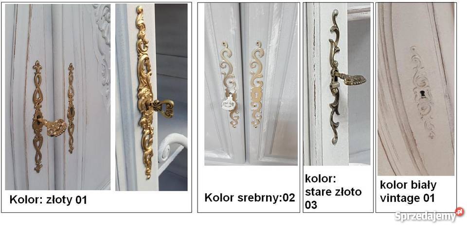 Ludwikowska szafa trzydrzwiowa