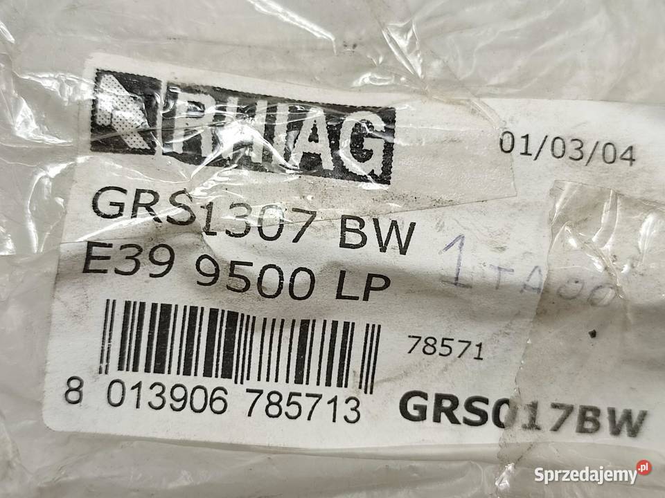 GRILL KRATKA LEWA ZDERZAKA PRZÓD BMW E39