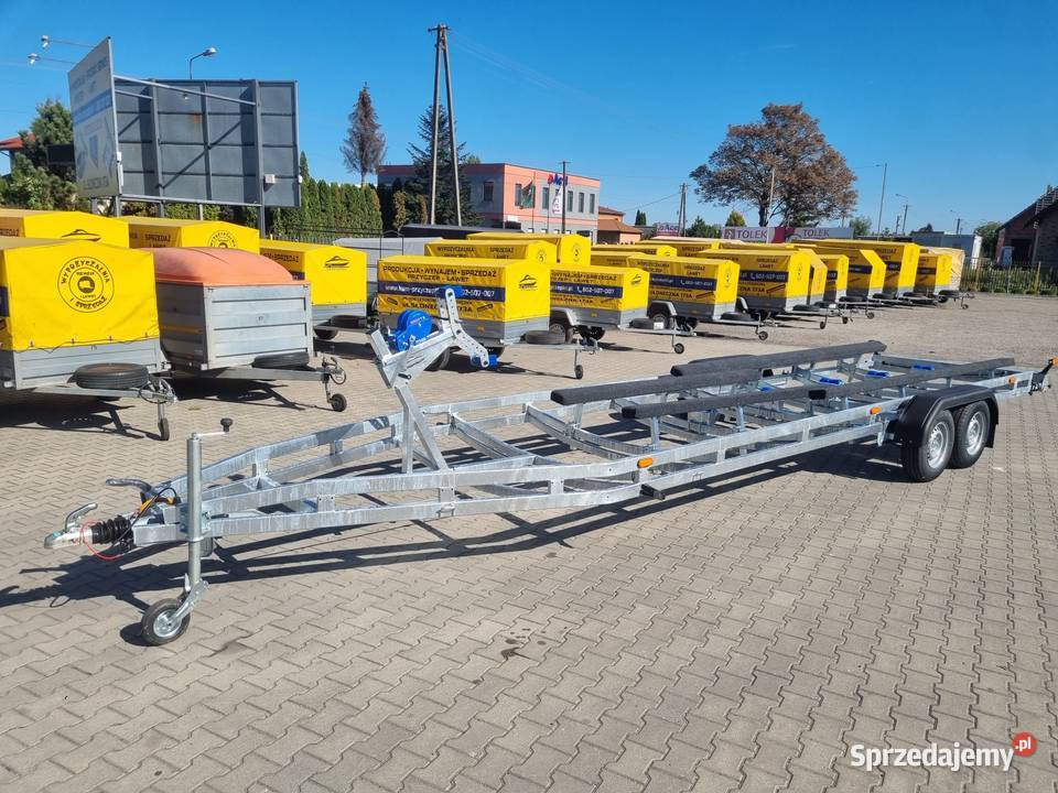 Przyczepa ciężarowa do łódki nowa Podłodziowa towarowe Lesznowola sprzedam