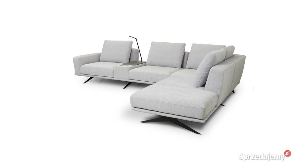 Narożnik Sines z barkiem w tkaninie DENVER 300 95cm Woźniki