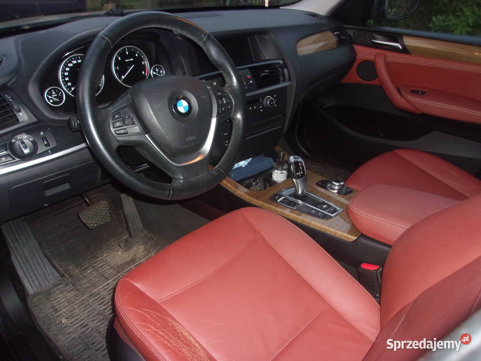 BMW limitowana wersja ruda skóra drewno pierwszy właściciel X3 Radom