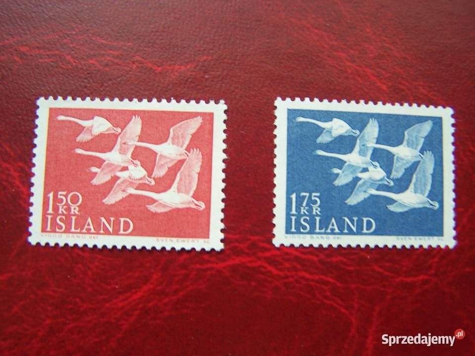 Islandia 1956 MNH Fauna Ptaki Tychy