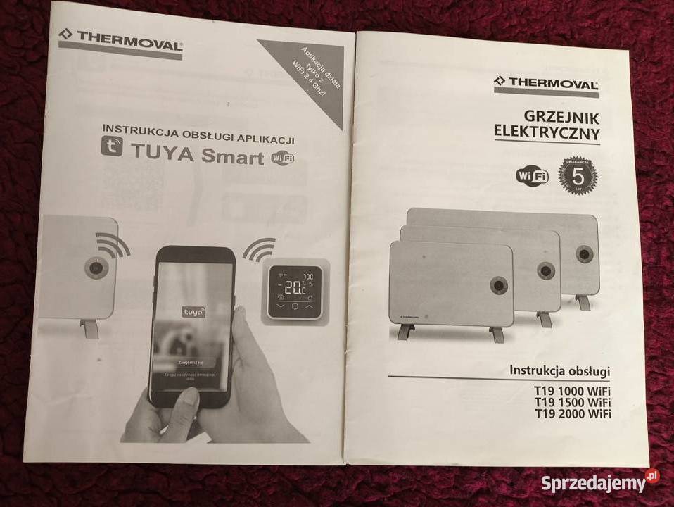 Grzejnik elektryczny THERMOVAL T19 2000W WiFi Gliwice