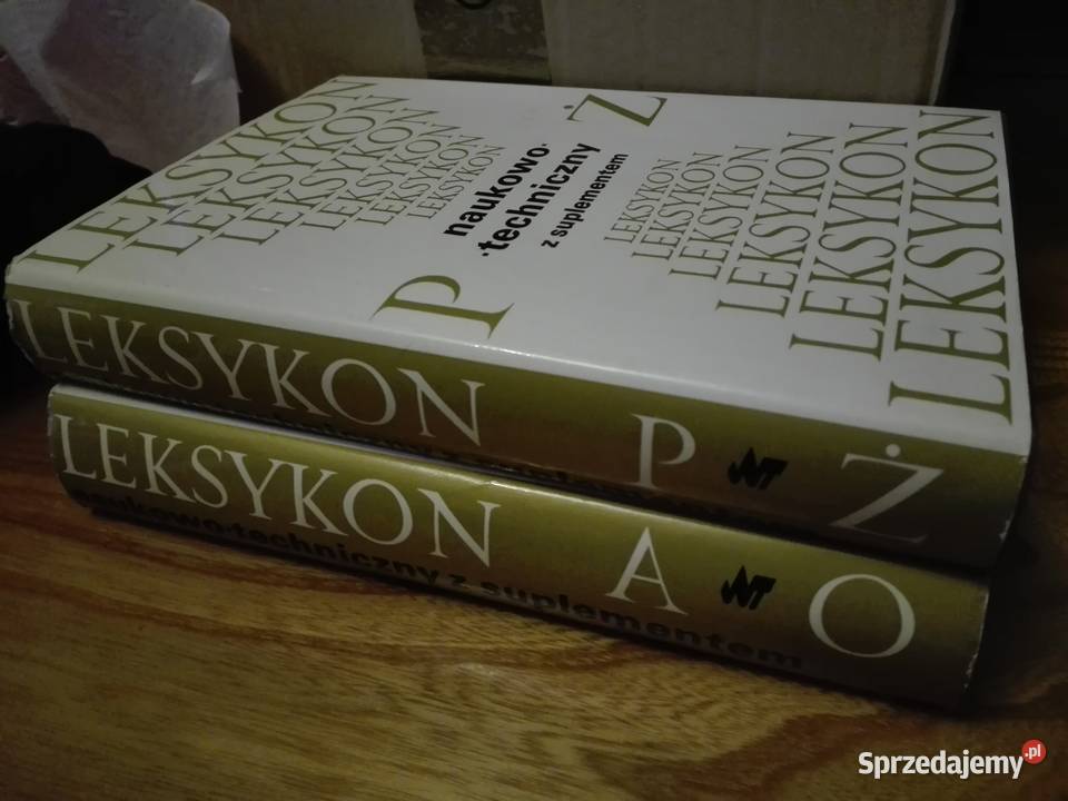 Leksykon naukowo techniczny z suplementem tom 1 Warszawa