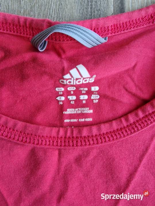 Adidas koszulka damska t shirt różowa rozmiar S