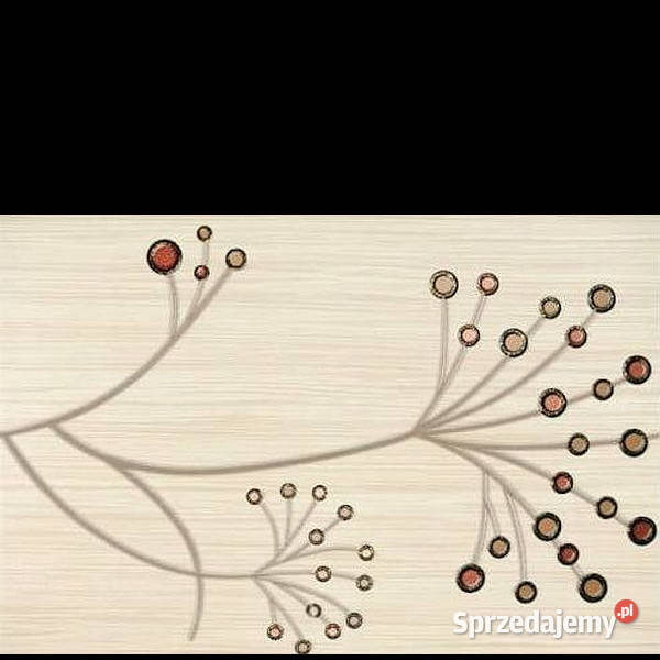 Dekor Zebrano krem Flower 30 x 45 Opoczno Białogard