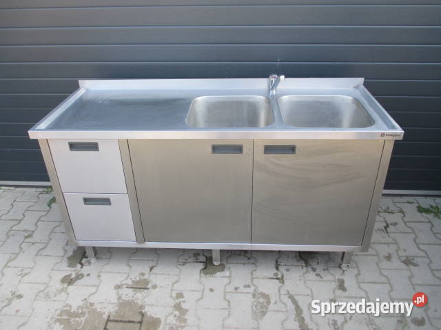 Zlew Gastronomiczny 2 Komorowy Z Drzwiami Ostrów Wielkopolski