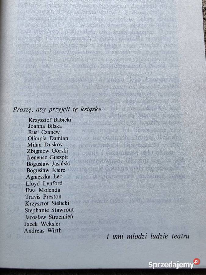 Kazimierz Braun Druga Reforma Teatru Książki naukowe i popularnonaukowe Kraków