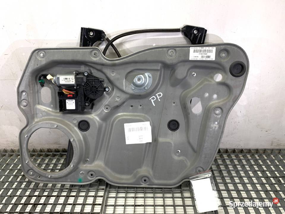 PODNOŚNIK SZYBY PRAWY PRZÓD VW TOURAN 1T0959702 osobowe Mechanizmy opuszczania szyb