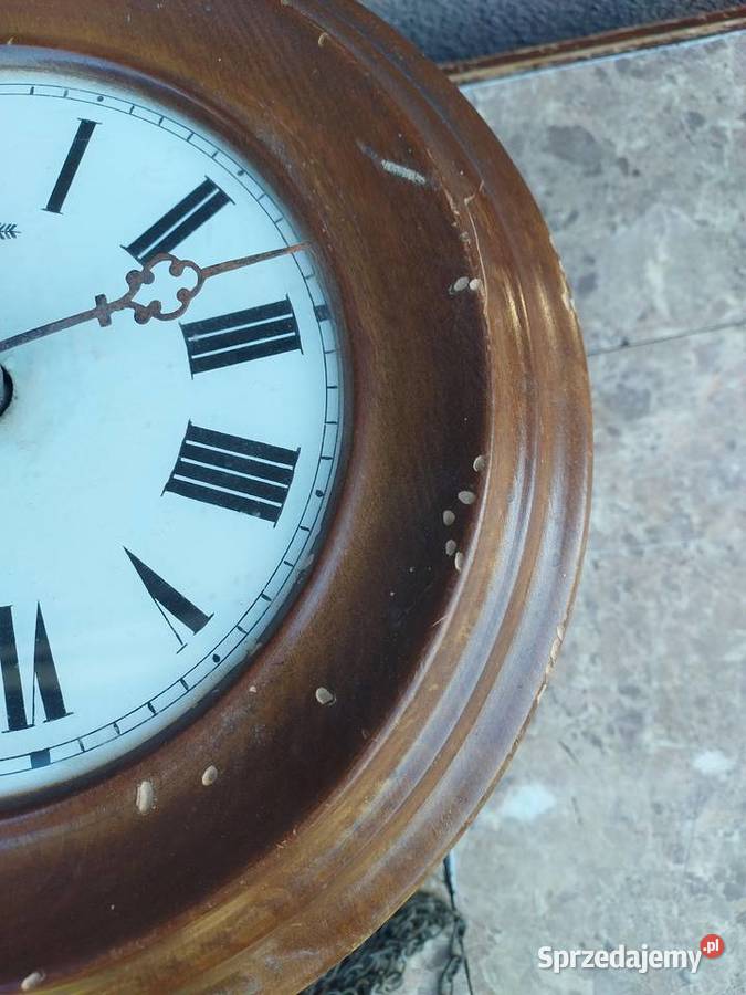 92 stary zegar ścienny budzik szwarcwald Antyki, Sztuka, Kolekcje Tczew sprzedam