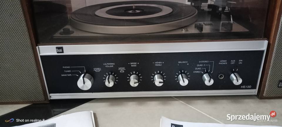 Dual Hs130 gramofon z przedwzmacniaczem i Gramofony Sędziszów