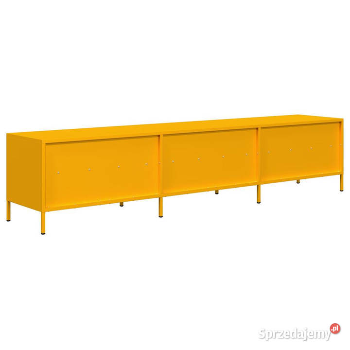 Szafka RTV żółta 202x39x435 stal walcowana na Warszawa sprzedam