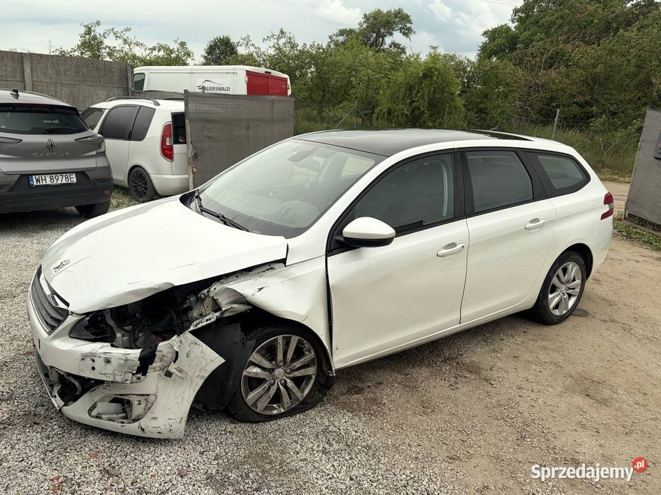 PEUGEOT 308 SW 2015 16 EHDI BIAŁA PERŁA BOGATA wielkopolskie Poznań sprzedam