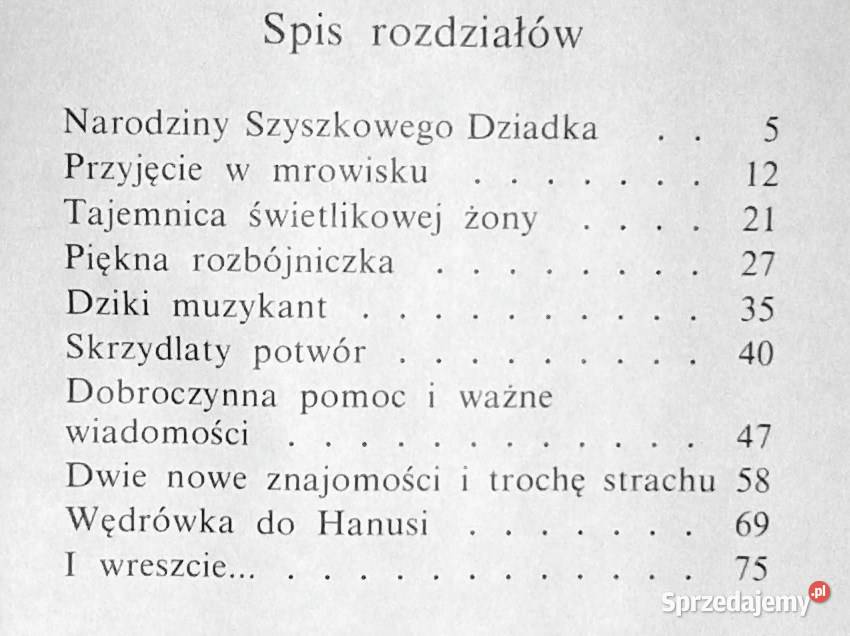 Wędrówki Szyszkowego Dziadka Maria Kędziorzyna Pozostałe Chełm sprzedam