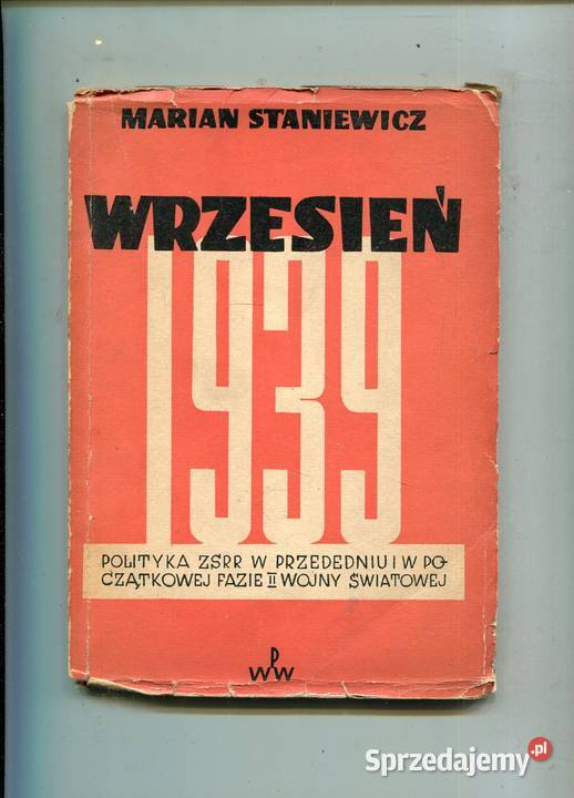 Wrzesień 1939 Polityka ZSRR w przededniu i w Pozostałe Szczecin