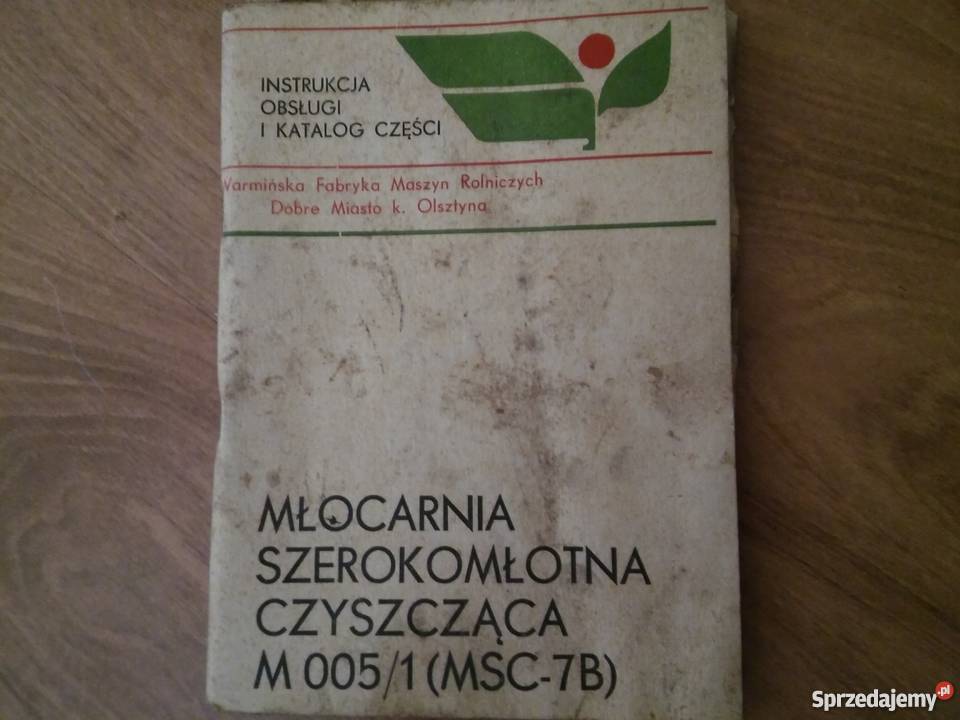 Zestaw Młocarnia Warmianka prasa Kuna 21 Rozwadów