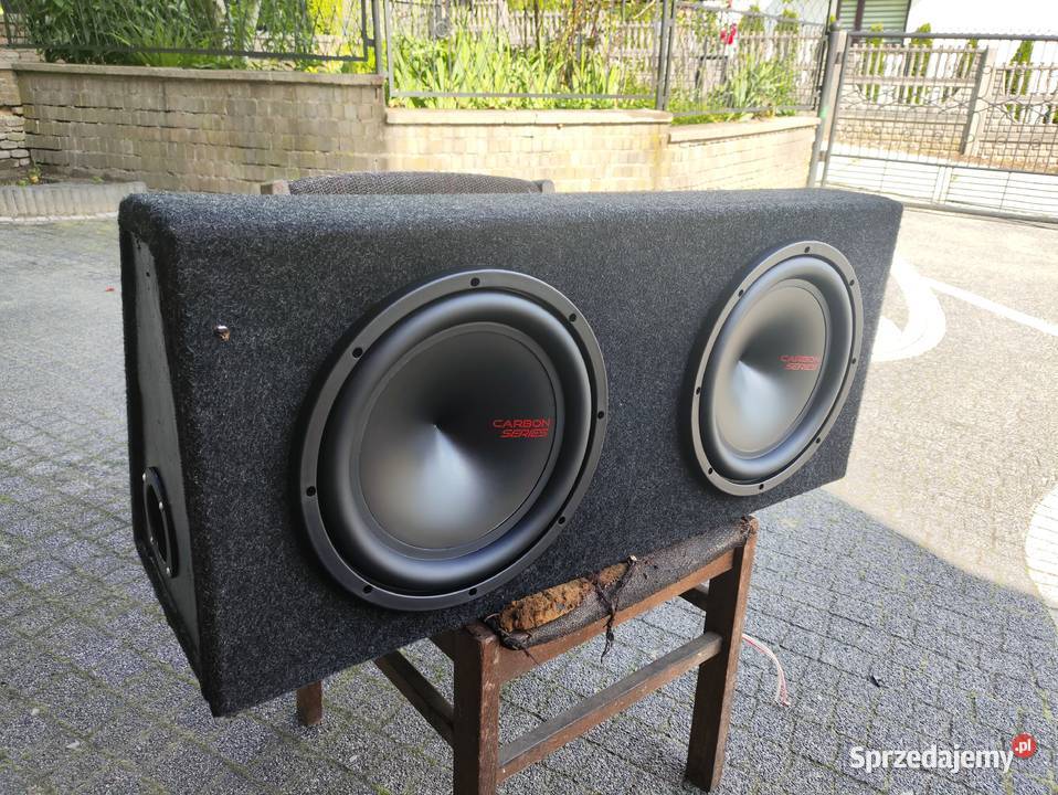 Skrzynia bassowa basowa tuba subwoofer dual 2x Niegowonice