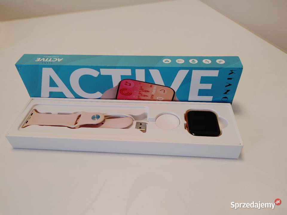 KIANO Watch Active stylowy złoty smartwatch Kraków