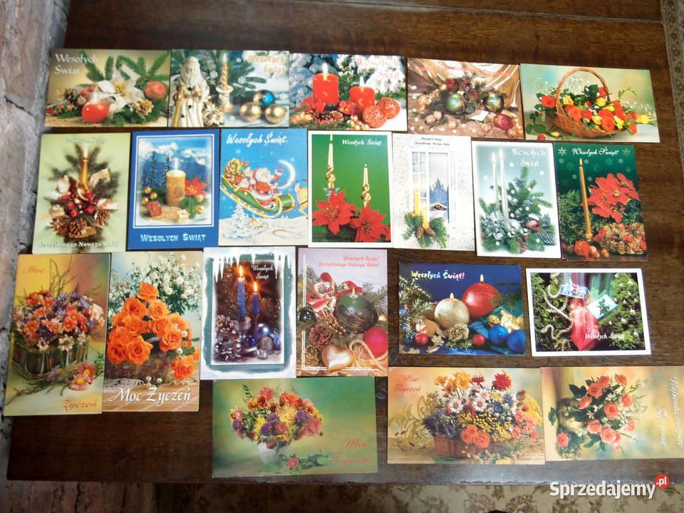 Pocztówki Karty świąteczne zestaw 114 Łódź